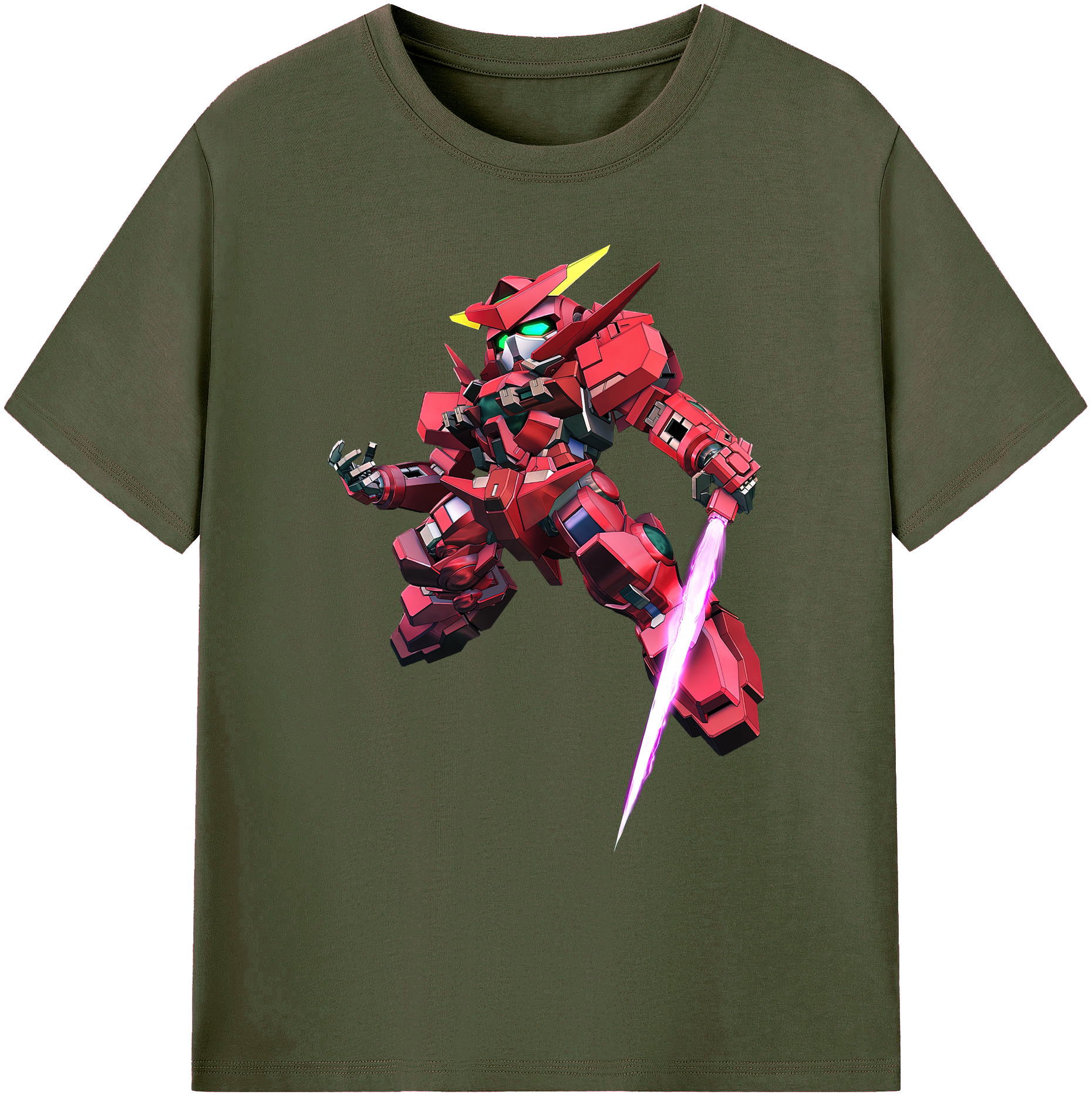 （画像用） 機動戦士ガンダム Mobile Suit Gundam 綿100％ メンズ半袖Tシャツ｜肌触りやわらか＆通気性